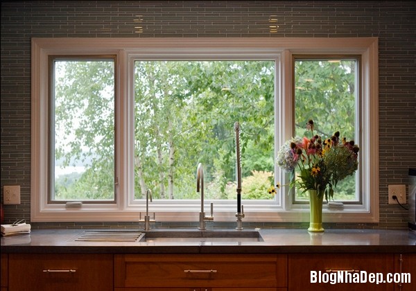 Những kiểu cửa sổ cổ điển cho gian bếp