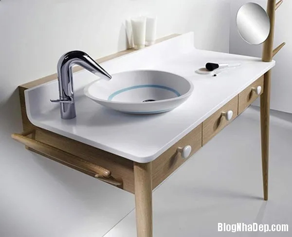 Thiết kế phòng tắm nhỏ thanh lịch dành cho khách