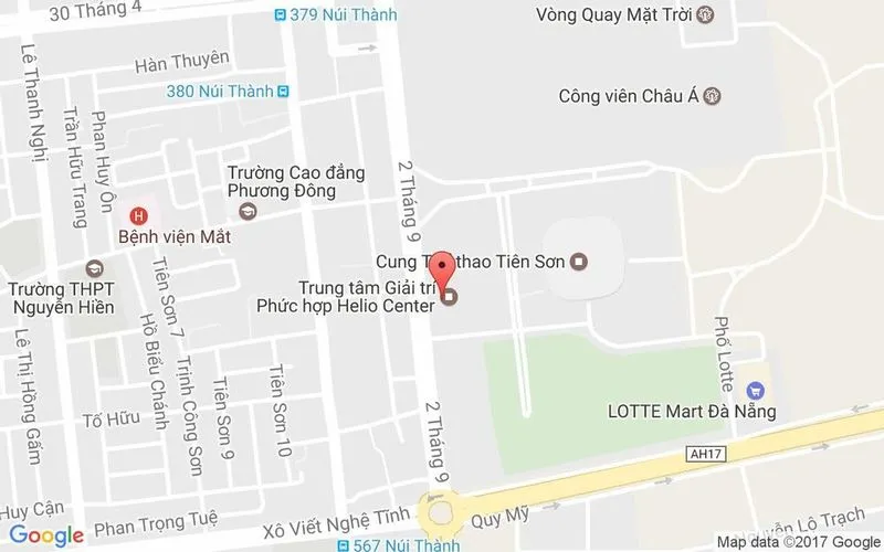 Bảng giá vé tham quan khu vui chơi phức hợp Helio Center ở Đà Nẵng