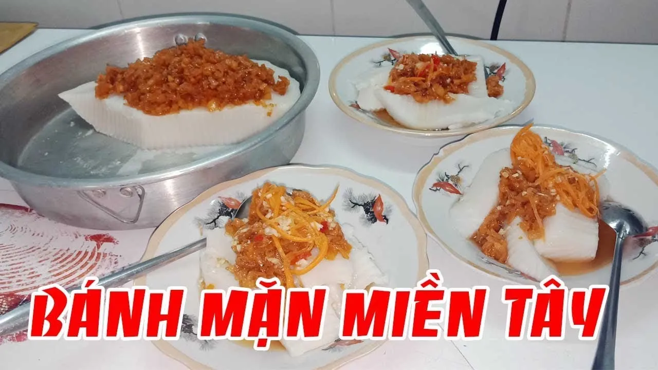 Chia sẻ cách làm bánh mặn miền Tây của người bản xứ