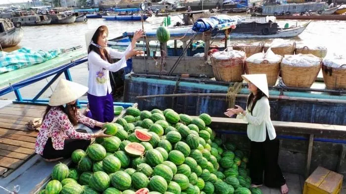 Chợ nổi Trà Ôn – nét đẹp văn hóa giao thương vùng sông nước Cửu Long