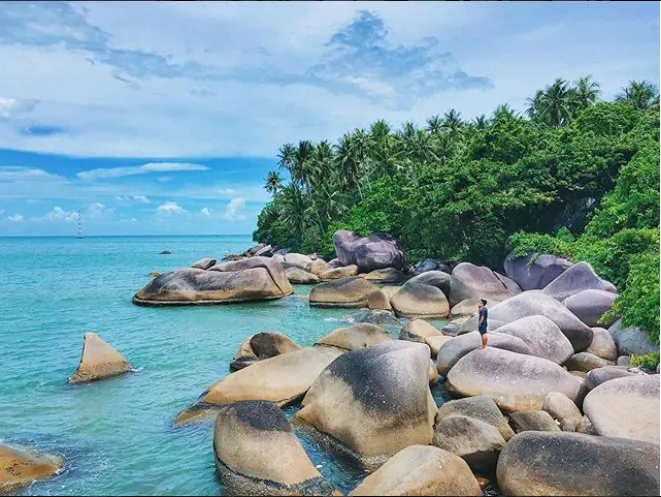 Có 1 Bãi Bàng nên thơ ở Hòn Sơn Kiên Giang