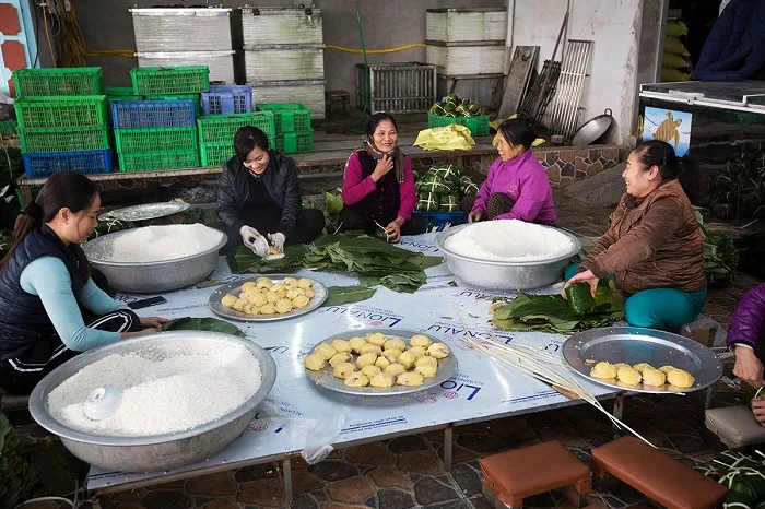 Đặc sản Hà Nội - Bánh chưng Tranh Khúc