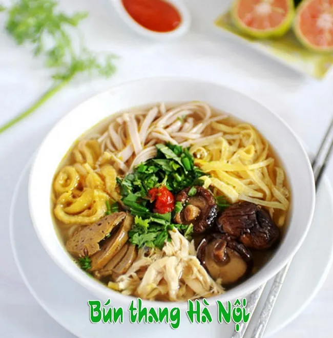 Đặc sản Hà Nội - Bún thang