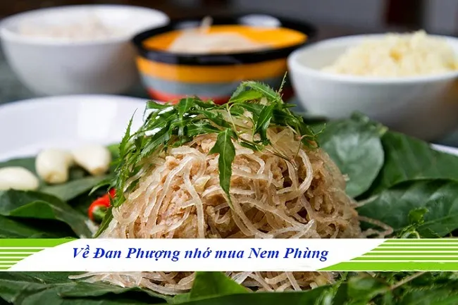 Đặc sản Hà Nội - Nem Phùng Đan Phượng