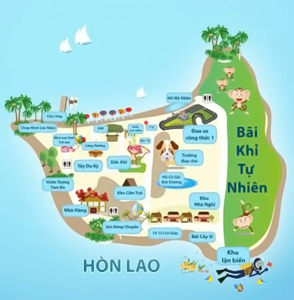 Đảo Khỉ Nha Trang - Điểm du lịch ưa thích của du khách nhí