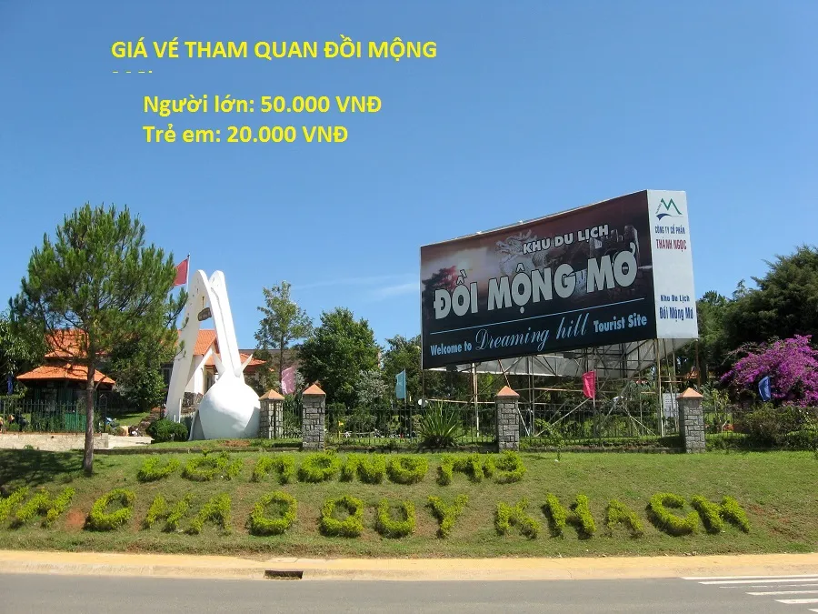 Giá vé tham quan đồi mộng mơ ở Đà Lạt mới nhất 2022