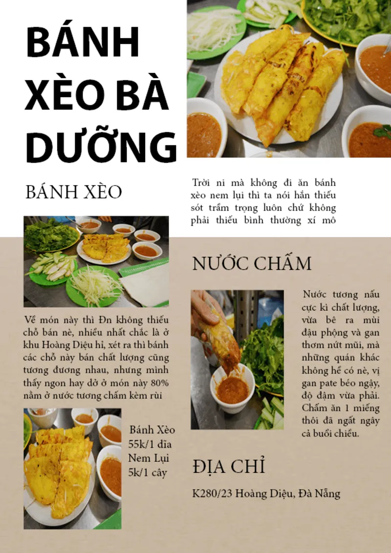 Top 10 quán bánh xèo ngon ở Đà Nẵng